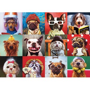 Eurographics (6000-5523) - Lucia Heffernan: "Funny Dogs" - 1000 piezas