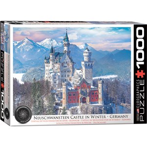 Eurographics (6000-5419) - "Neuschwanstein Castle in Winter" - 1000 piezas