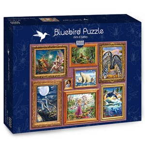 Bluebird Puzzle (70261) - "Girl's 8 Gallery" - 6000 piezas