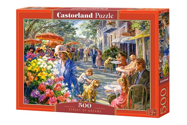 Castorland (B-53438) - "Street of Dreams" - 500 piezas