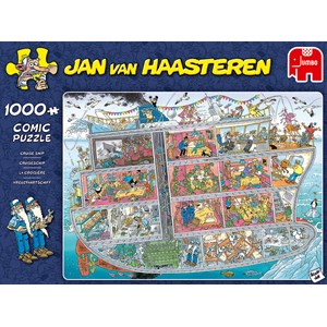 Jumbo (20021) - Jan van Haasteren: "Cruise Ship" - 1000 piezas