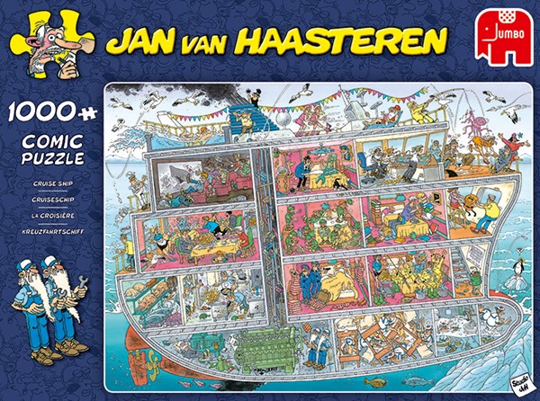 Jumbo (20021) - Jan van Haasteren: "Cruise Ship" - 1000 piezas