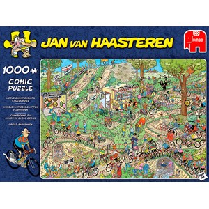 Jumbo (19174) - Jan van Haasteren: "World Championships Cyclocross" - 1000 piezas