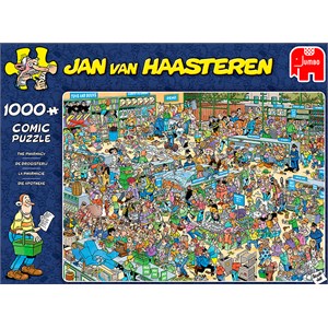 Jumbo (19199) - Jan van Haasteren: "The Pharmacy" - 1000 piezas