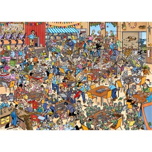Jumbo (19090) - Jan van Haasteren: "National Championships Puzzling" - 1000 piezas
