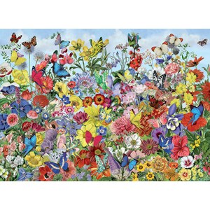 Cobble Hill (80032) - Barbara Behr: "Butterfly Garden" - 1000 piezas