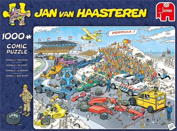 Jumbo (19093) - Jan van Haasteren: "Grand Prix" - 1000 piezas
