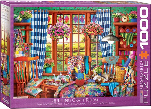 Eurographics (6000-5348) - "Patchwork Craft Room" - 1000 piezas