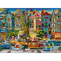 Ravensburger (16261) - "The Painted Ladies" - 1500 piezas