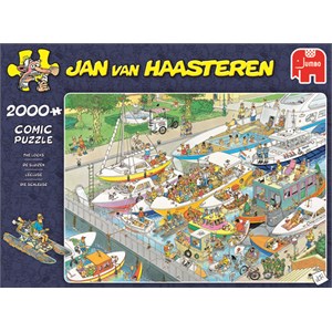 Jumbo (19068) - Jan van Haasteren: "The Locks" - 2000 piezas