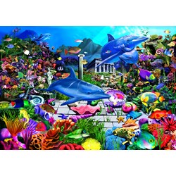 Bluebird Puzzle (70145) - "Lost Undersea World" - 1000 piezas