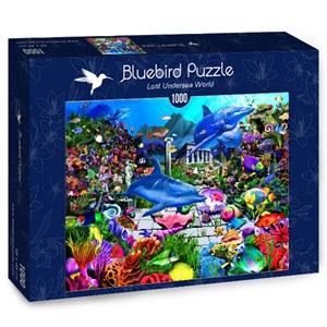 Bluebird Puzzle (70145) - "Lost Undersea World" - 1000 piezas