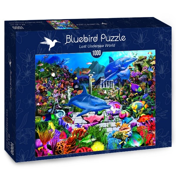 Bluebird Puzzle (70145) - "Lost Undersea World" - 1000 piezas