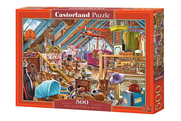 Castorland (B-53407) - "The Cluttered Attic" - 500 piezas