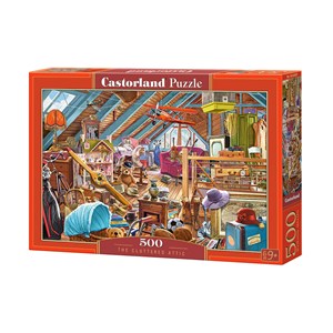 Castorland (B-53407) - "The Cluttered Attic" - 500 piezas