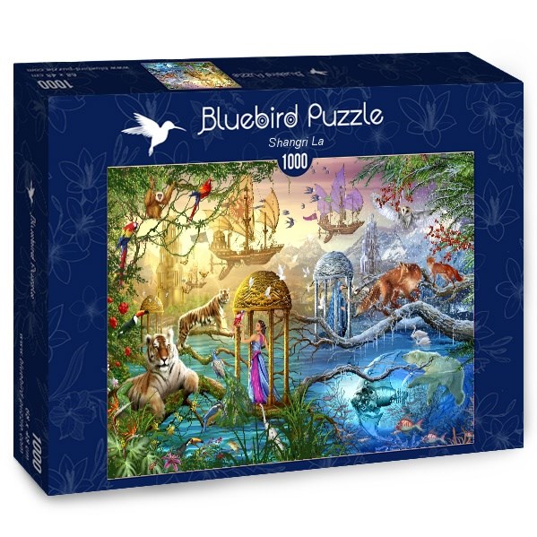 Bluebird Puzzle (70128) - Ciro Marchetti: "Shangri La" - 1000 piezas