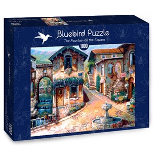 Bluebird Puzzle (70120) - "The Fountain on the Square" - 1000 piezas