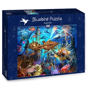 Bluebird Puzzle (70121) - "Aqua City" - 1000 piezas