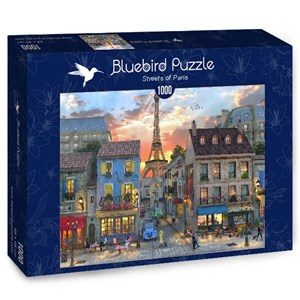 Bluebird Puzzle (70111) - Dominic Davison: "Streets of Paris" - 1000 piezas