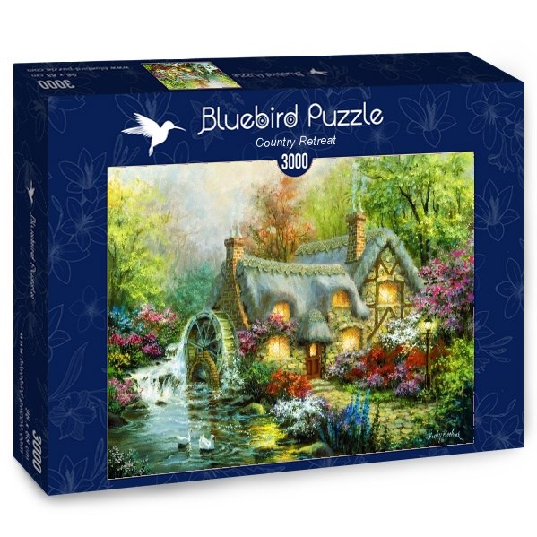 Bluebird Puzzle (70063) - Nicky Boehme: "Country Retreat" - 3000 piezas