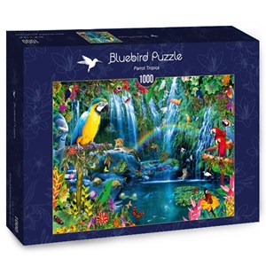 Bluebird Puzzle (70298) - "Parrot Tropics" - 1000 piezas