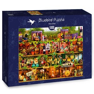 Bluebird Puzzle (70304) - "Wine Shelf" - 1000 piezas
