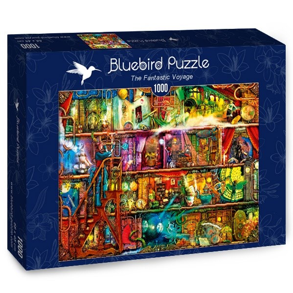 Bluebird Puzzle (70307) - Aimee Stewart: "The Fantastic Voyage" - 1000 piezas