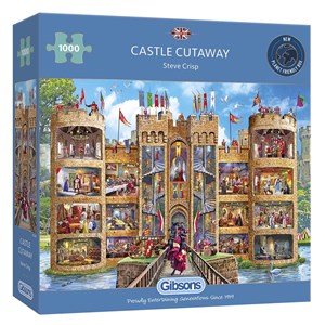 Gibsons (G6289) - Steve Crisp: "Castle Cutaway" - 1000 piezas