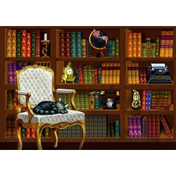 Bluebird Puzzle (70225) - "The Vintage Library" - 1000 piezas