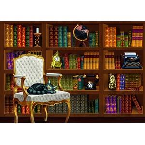 Bluebird Puzzle (70225) - "The Vintage Library" - 1000 piezas