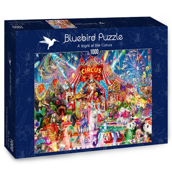 Bluebird Puzzle (70250) - Aimee Stewart: "A Night at the Circus" - 1000 piezas