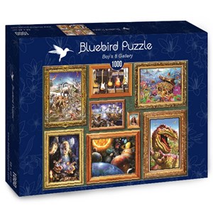 Bluebird Puzzle (70233) - Adrian Chesterman: "Boy's 8 Gallery" - 1000 piezas