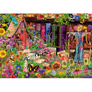 Bluebird Puzzle (70238) - Aimee Stewart: "The Scarecrow's Garden" - 1000 piezas