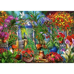 Bluebird Puzzle (70248) - Ciro Marchetti: "Tropical Green House" - 1000 piezas