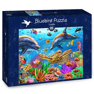 Bluebird Puzzle (70189) - Adrian Chesterman: "Sealife" - 500 piezas