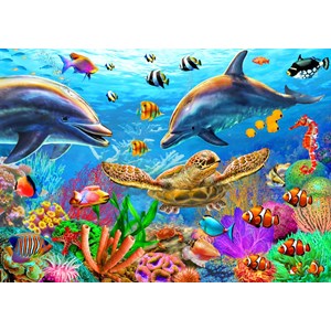 Bluebird Puzzle (70189) - Adrian Chesterman: "Sealife" - 500 piezas