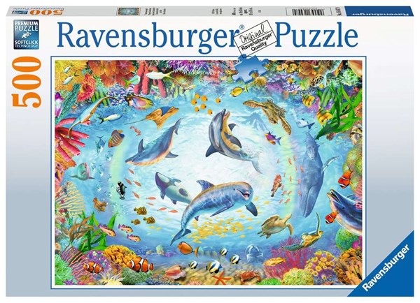 Ravensburger (16447) - "Cave Dive" - 500 piezas