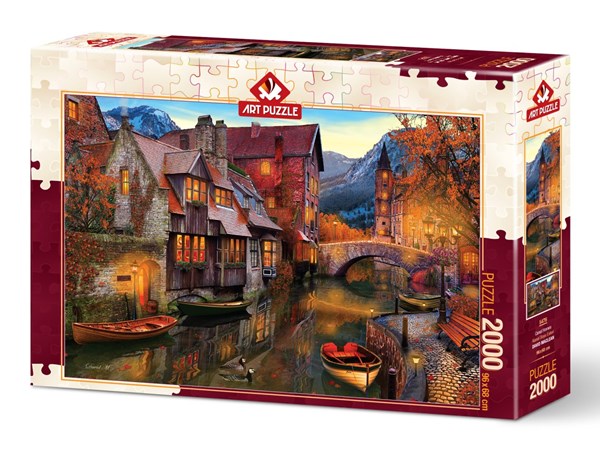 Art Puzzle (5476) - "Canal Homes" - 2000 piezas