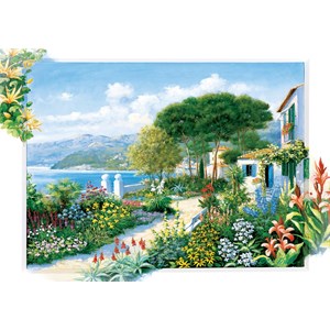 Art Puzzle (5370) - "Coastline Town" - 1500 piezas