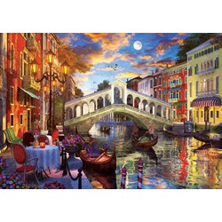 Art Puzzle (5372) - "Rialto Bridge, Venice" - 1500 piezas