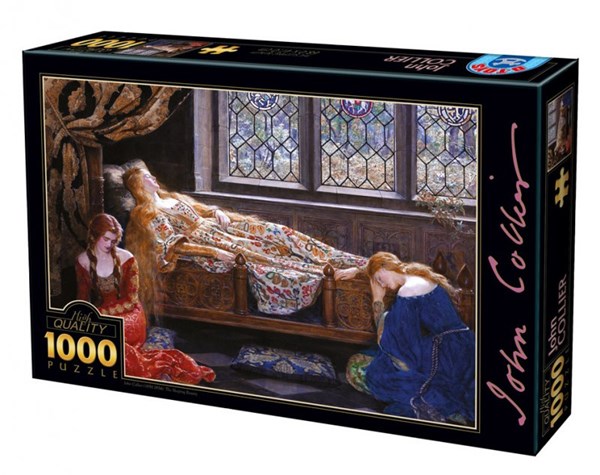Art Puzzle (73822) - John Collier: "The Sleeping Beauty" - 1000 piezas