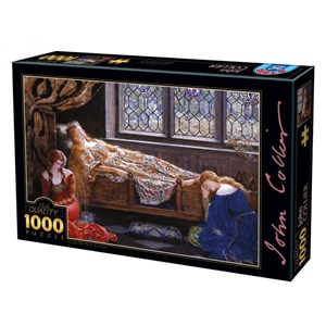 Art Puzzle (73822) - John Collier: "The Sleeping Beauty" - 1000 piezas
