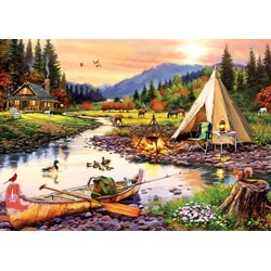 Art Puzzle (5520) - "Camping Friends" - 3000 piezas