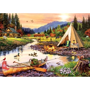 Art Puzzle (5520) - "Camping Friends" - 3000 piezas