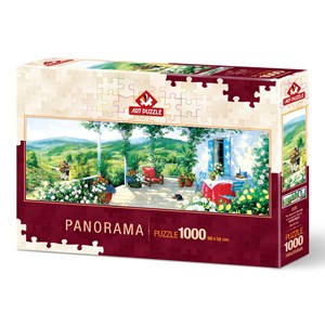Art Puzzle (5349) - "Guest On The Patio" - 1000 piezas