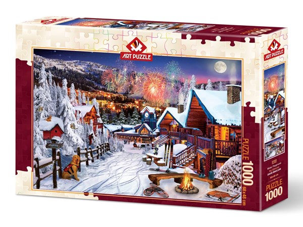 Art Puzzle (5183) - "Winter Fun" - 1000 piezas