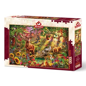Art Puzzle (5176) - "Enchanted Forest" - 1000 piezas