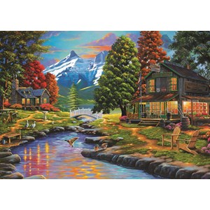 Art Puzzle (4575) - "Two Shores A Forest" - 2000 piezas