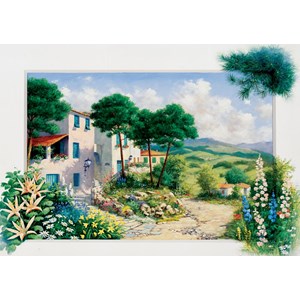 Art Puzzle (5180) - "At Summerhouse" - 1000 piezas