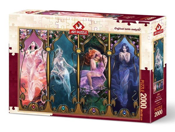 Art Puzzle (4573) - "The Four Jewels" - 2000 piezas